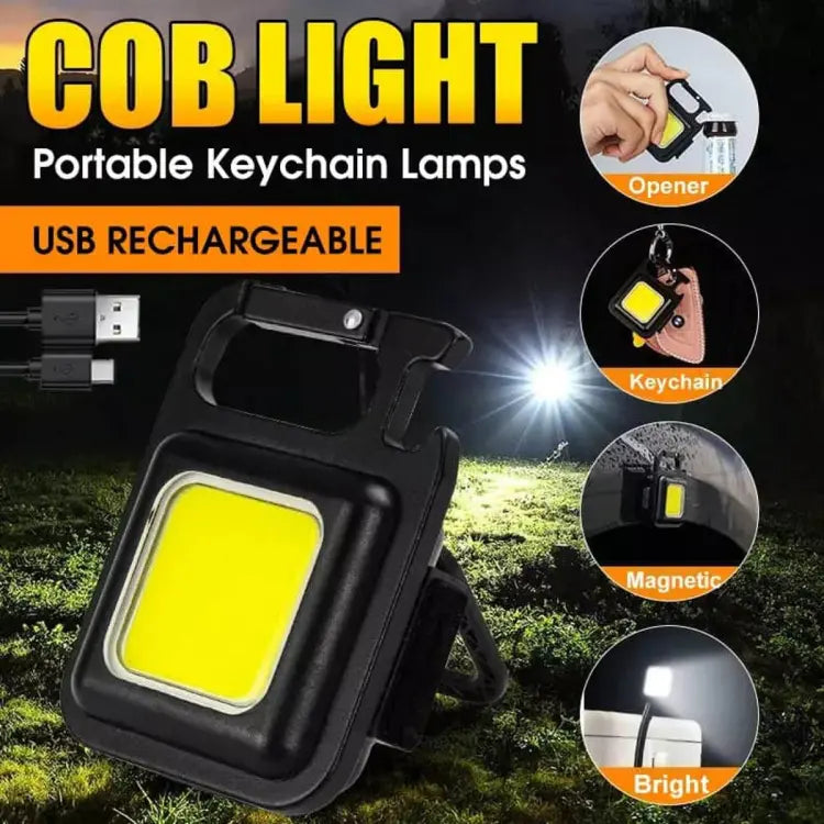 Mini COB Rechargeable Keychain Light