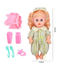 30cm Premium Movable Joints Baby Doll With Accessories