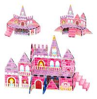 30Pcs Princess Castle Themed Magnetic Building Blocks