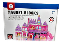 30Pcs Princess Castle Themed Magnetic Building Blocks
