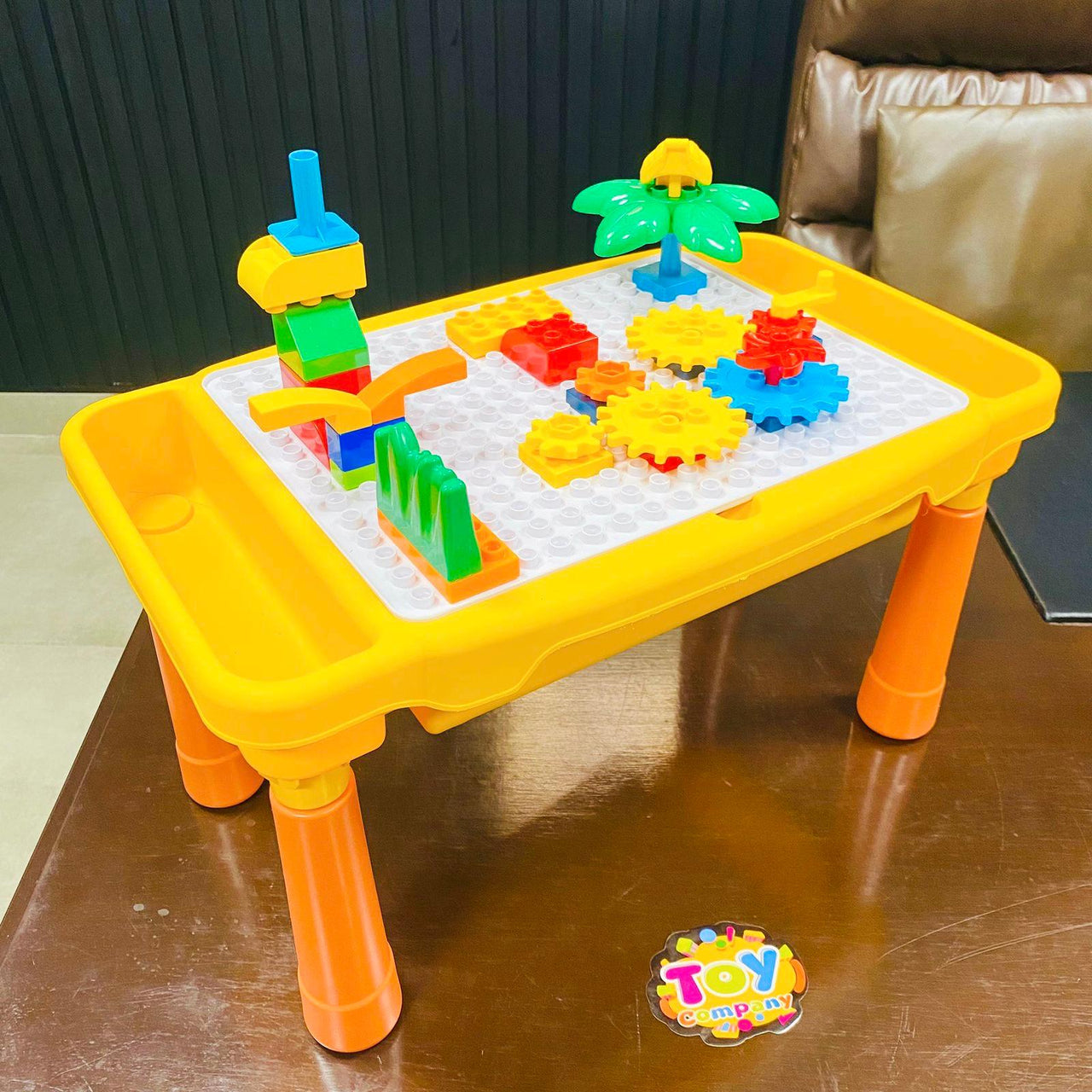 30Pcs DIY Multi-functional Building Blocks Table With Stool