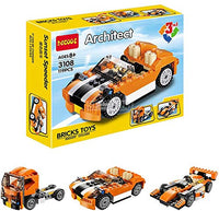 DIY 3in1 Sunset Speeder Lego Bricks Set - 119+Pcs