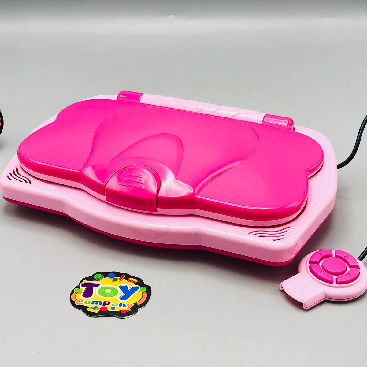 20 Activities Kids Intellectual Mouse Control Laptop - Pink