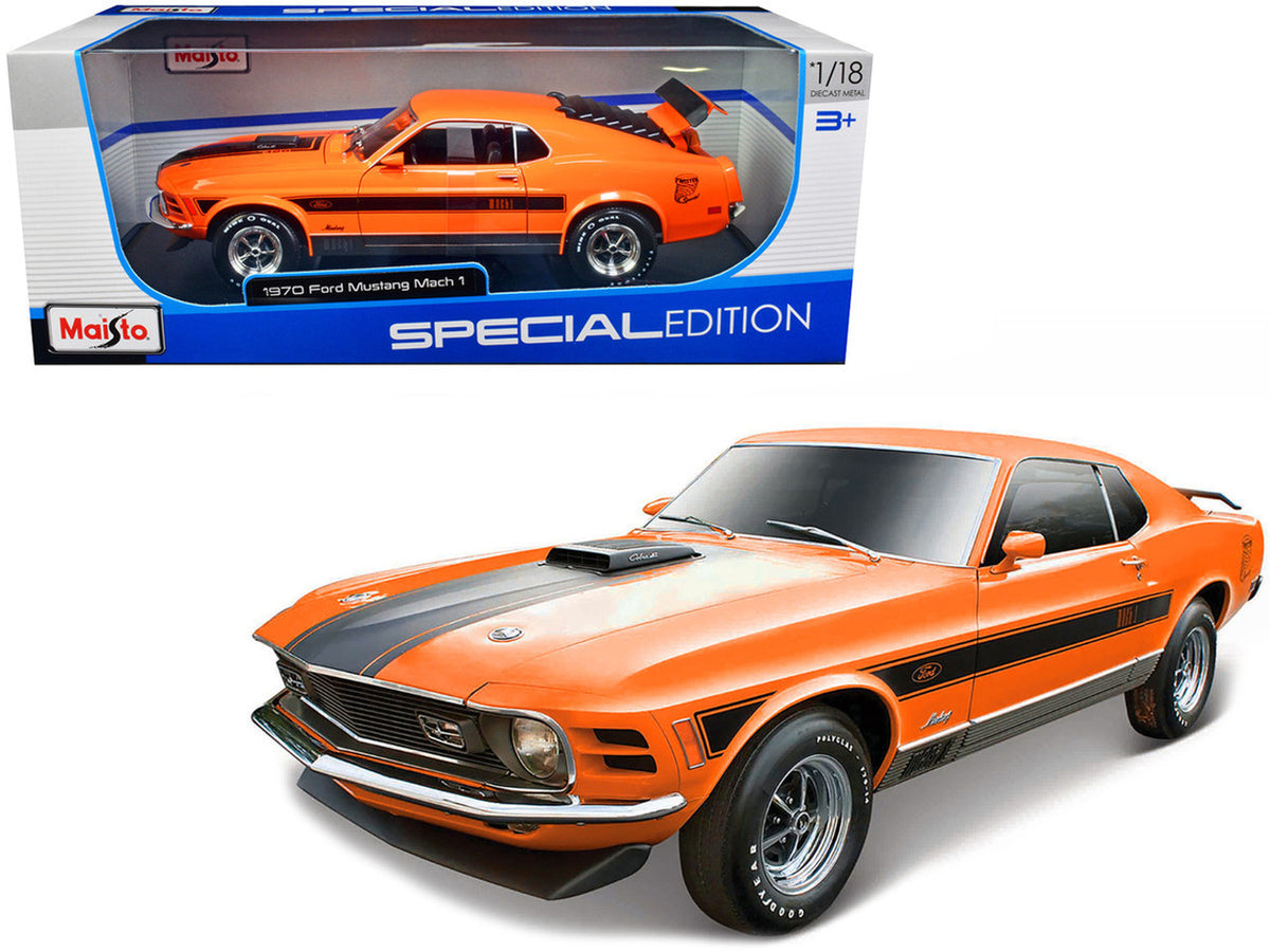 Maisto 1:18 Diecast Ford Mustang Mach 1 - Orange