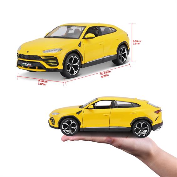 Maisto 1:24 Lamborghini Urus - Yellow