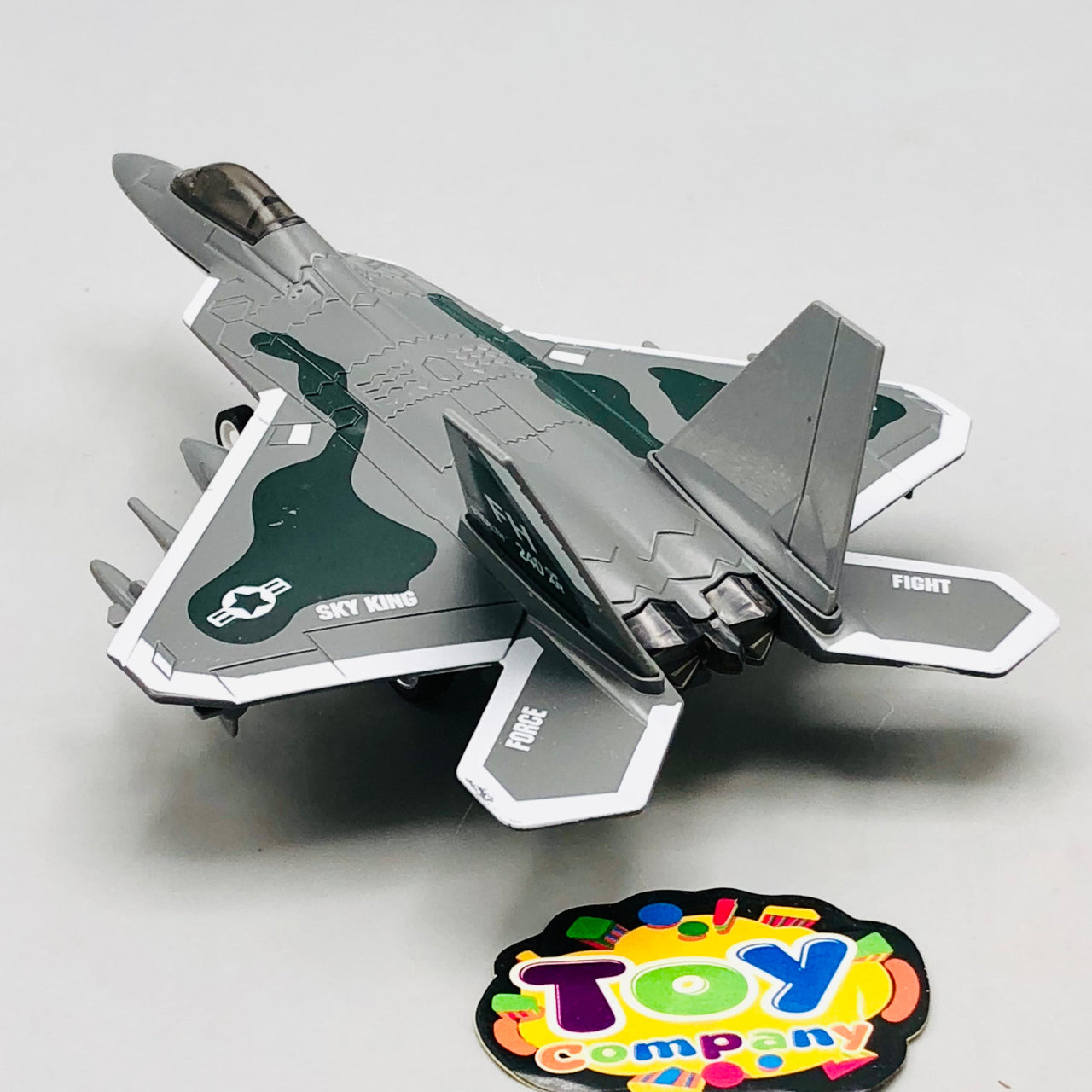1:400 Diecast Pullback F-006 Fighter Jet Model - 1Pc