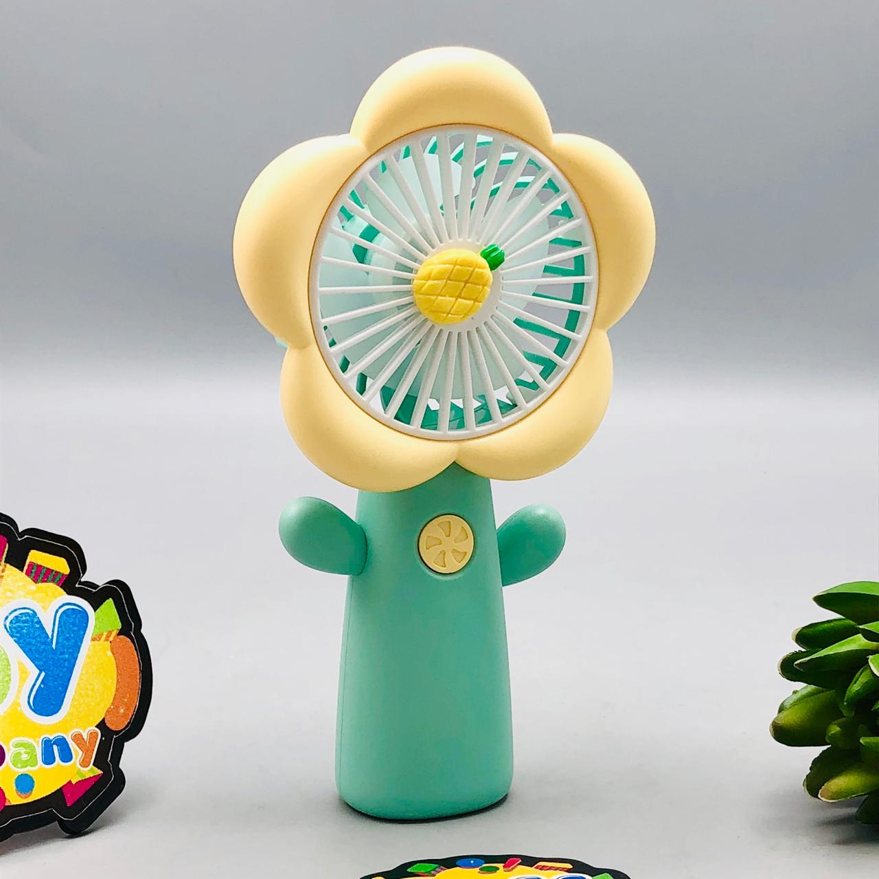 Rechargeable Mini Flower Themed Cooling Fan