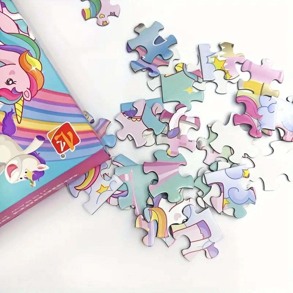 54Pcs Mini Unicorn Dream Jigsaw Puzzle Pieces