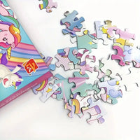 54Pcs Mini Unicorn Dream Jigsaw Puzzle Pieces
