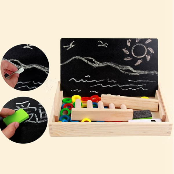 Wooden Donuts Number-Crunching Board