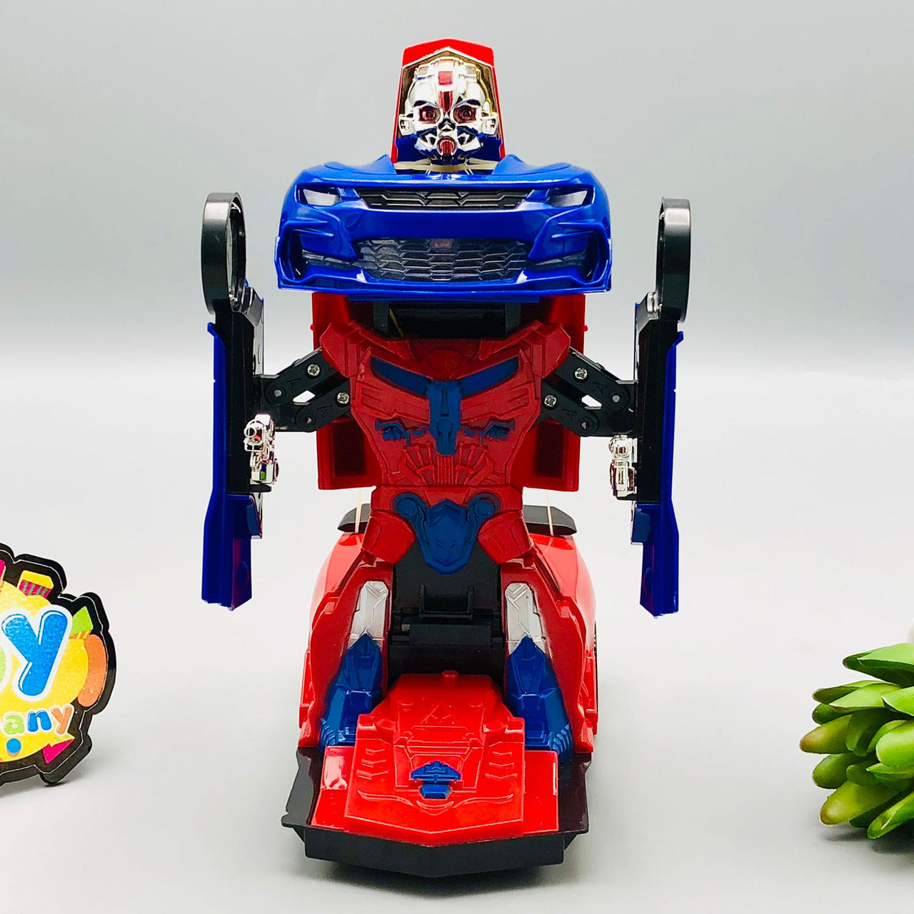 Deformation Avengers Robot Super Change Car With Lights & Music