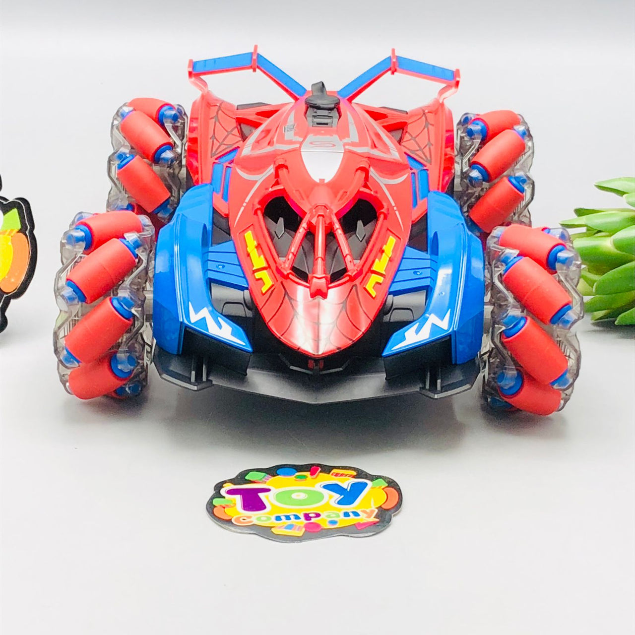 Remote & Watch Controlled Spiderman Stunt Spray Car
