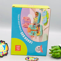 600ml Kids Mermaid Themed Stainless Steel Lunch Box