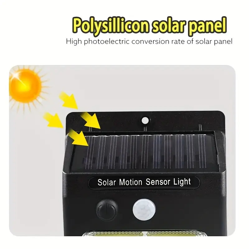 112LED Solar Energy Induction Wall Lamp