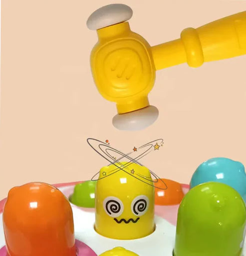 Huanger Hammer Whac-A-Mole Tabletop Toddlers Toy