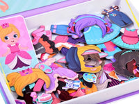 51Pcs Girl's Costume Game Magnetic Puzzle Book