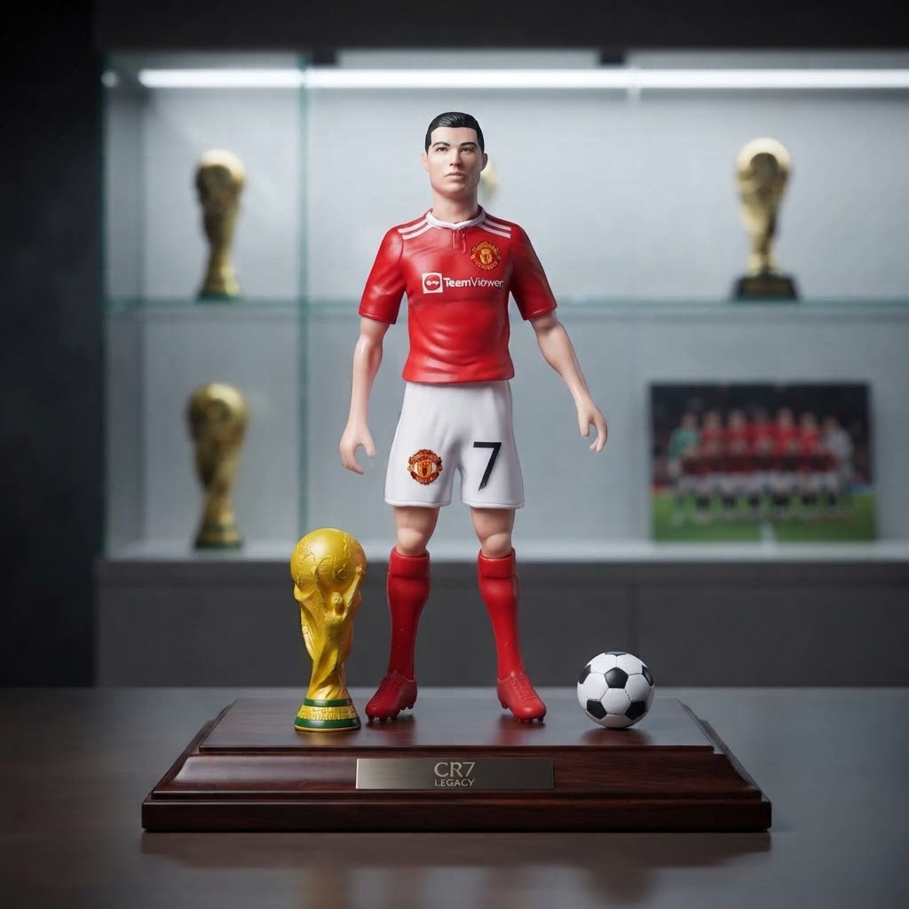 7.5" Inches Cristiano Ronaldo Football Figure Toy