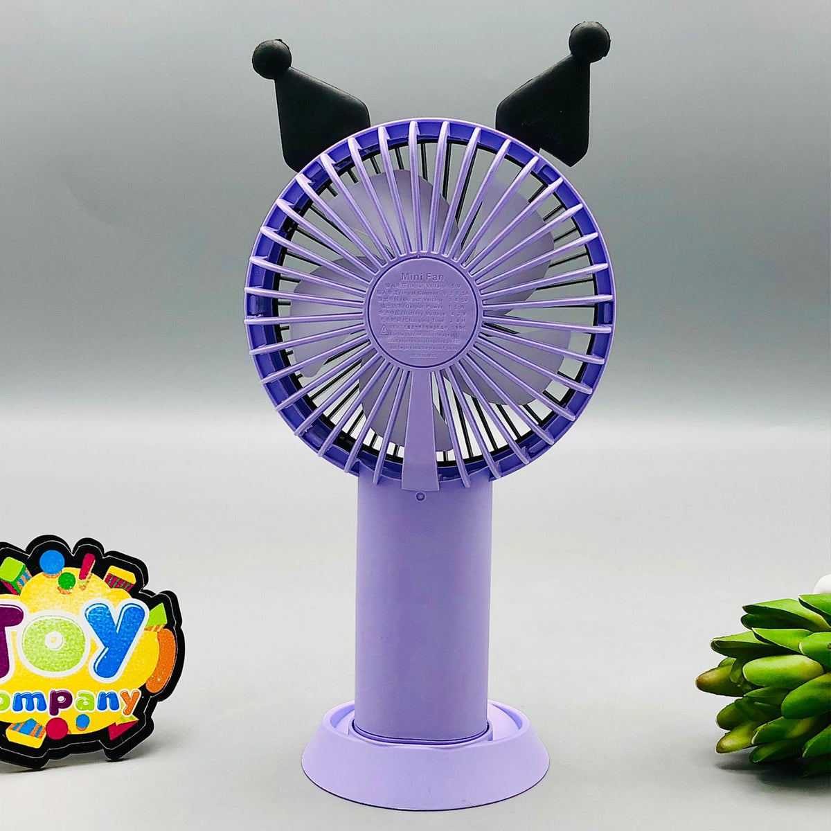 Rechargeable Kuromi Cartoon Fan