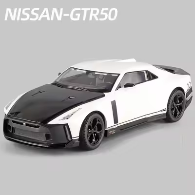 1:18 Diecast Nissan GTR50 Model Car With Smoke