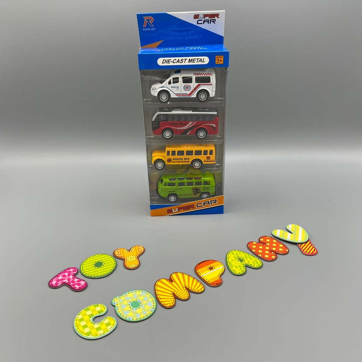 Die-cast Metal Vehicles - Set of 4