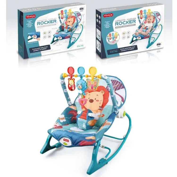 Infant To Toddler Rocker Babysitter With Toys