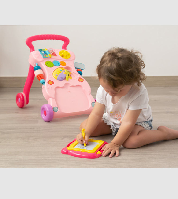 Huanger Baby Musical Activity Walker - Pink