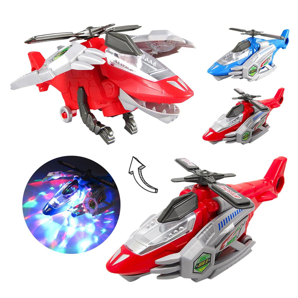 Deformed Dinosaur Helicopter With Light & Music