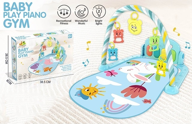 Premium Baby Bunny Theme Piano Play Gym