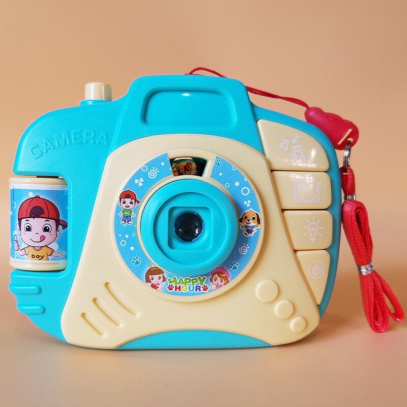 Kids Cute Projection Camera With Light & Music
