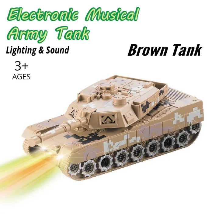 Electric Military tank With Light & Sound