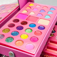 46Pcs Mermaid Realistic Makeup Suitcase