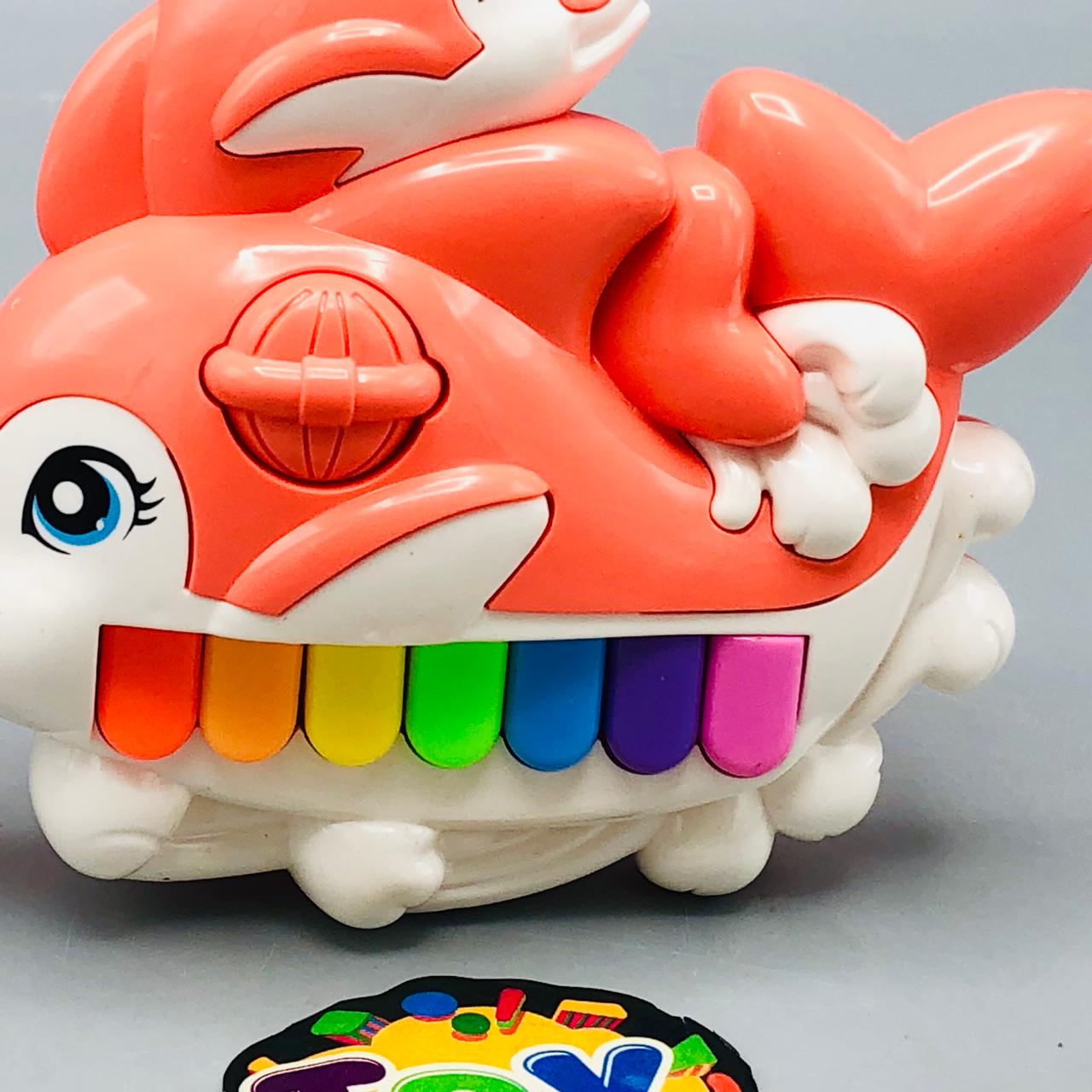 Battery Operated Mini Dolphin Musical Piano