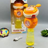 5 Holes Electric Crab Themed Colorful Bubble Stick