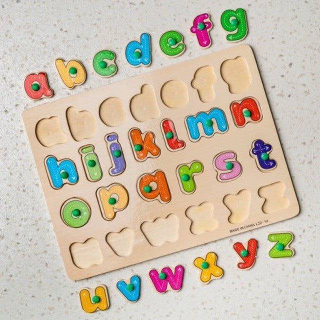 Wooden Small Alphabet a-z Learning Board