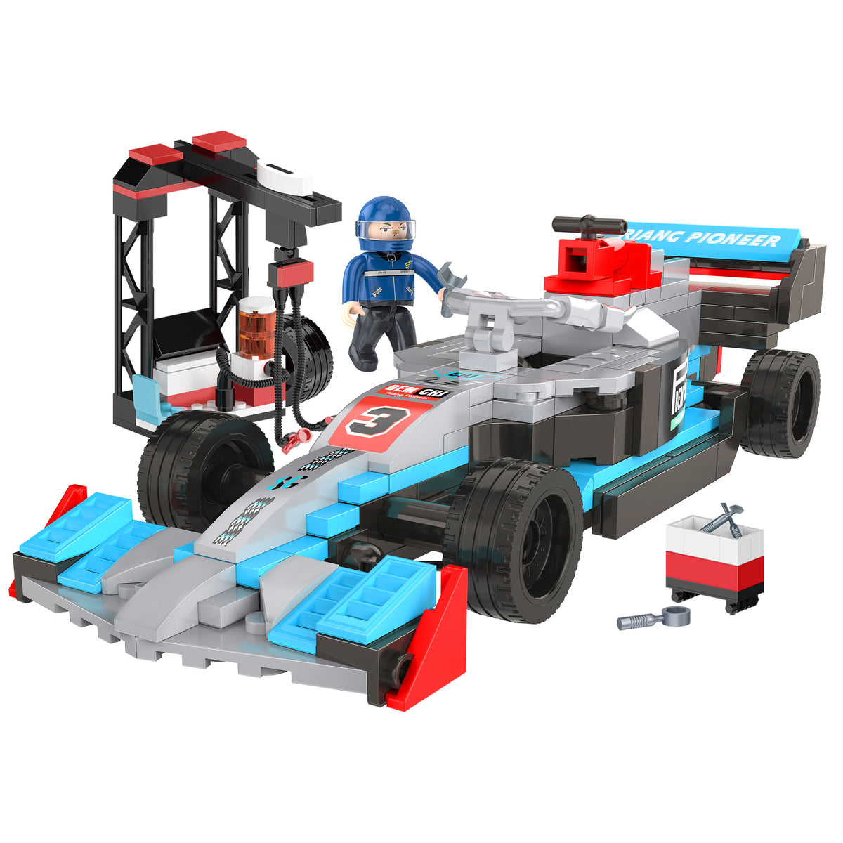 288Pcs DIY Formula F1 Lego Bricks Set