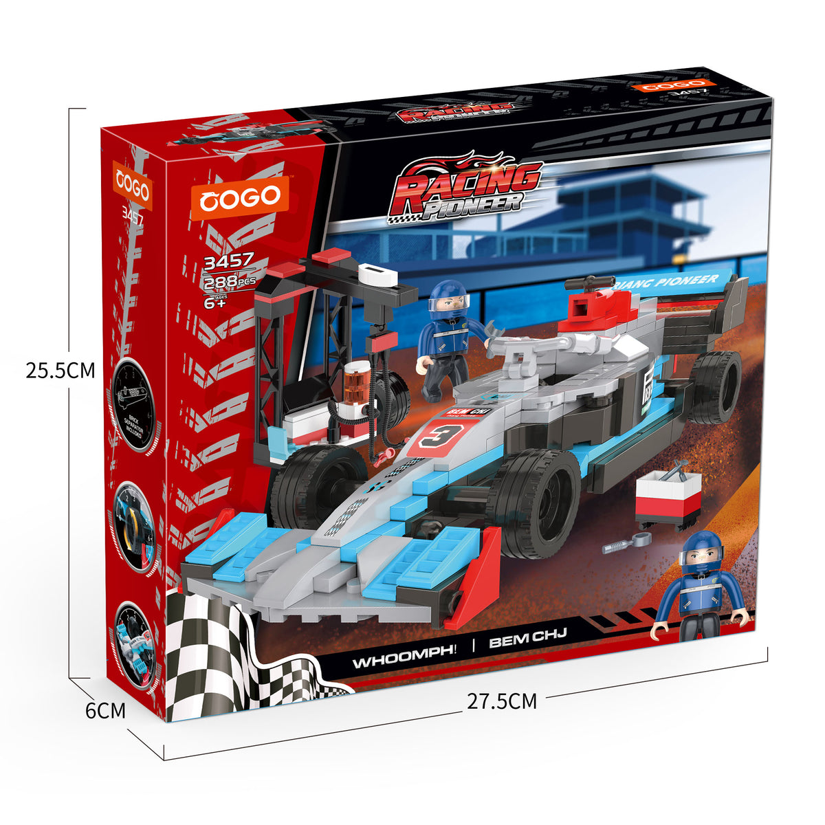 288Pcs DIY Formula F1 Lego Bricks Set