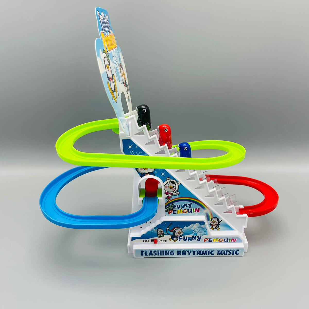 Funny Penguin - Chase & Race Track Set