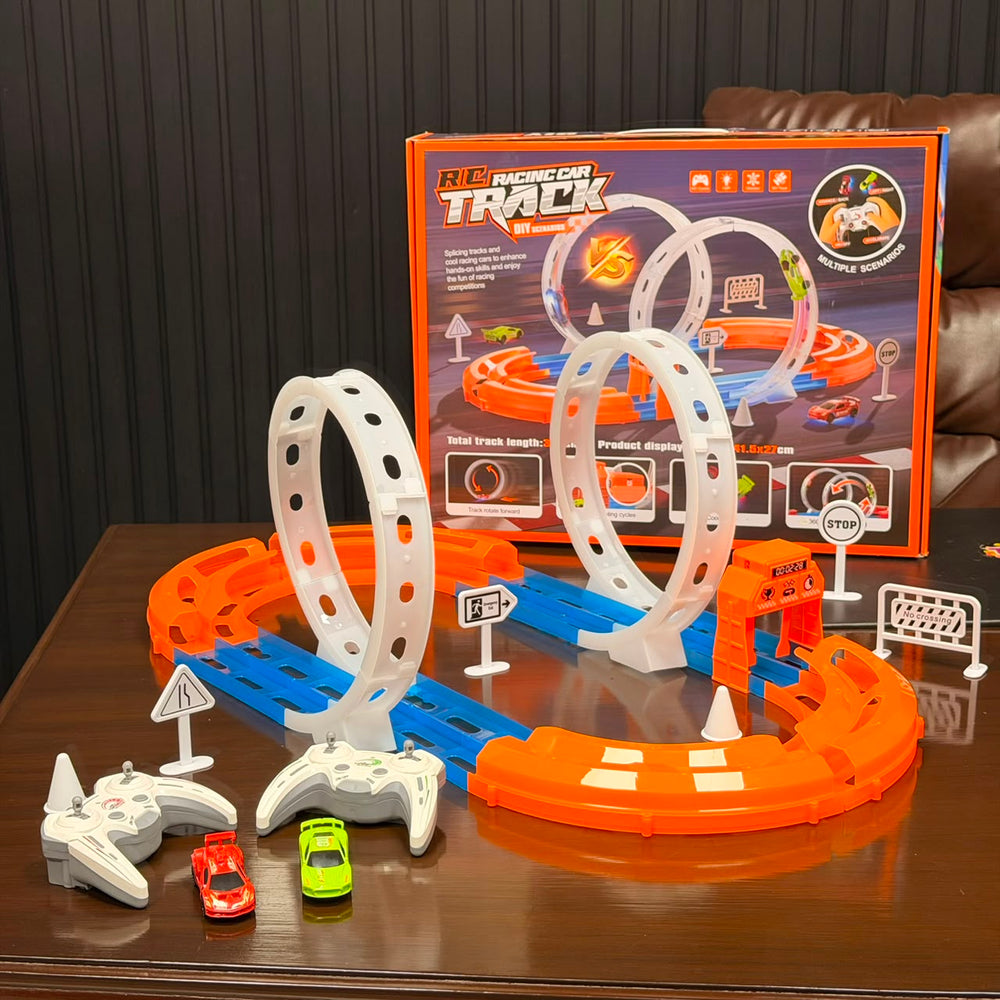 348cm RC Two Players Loop Racing Car Track Set