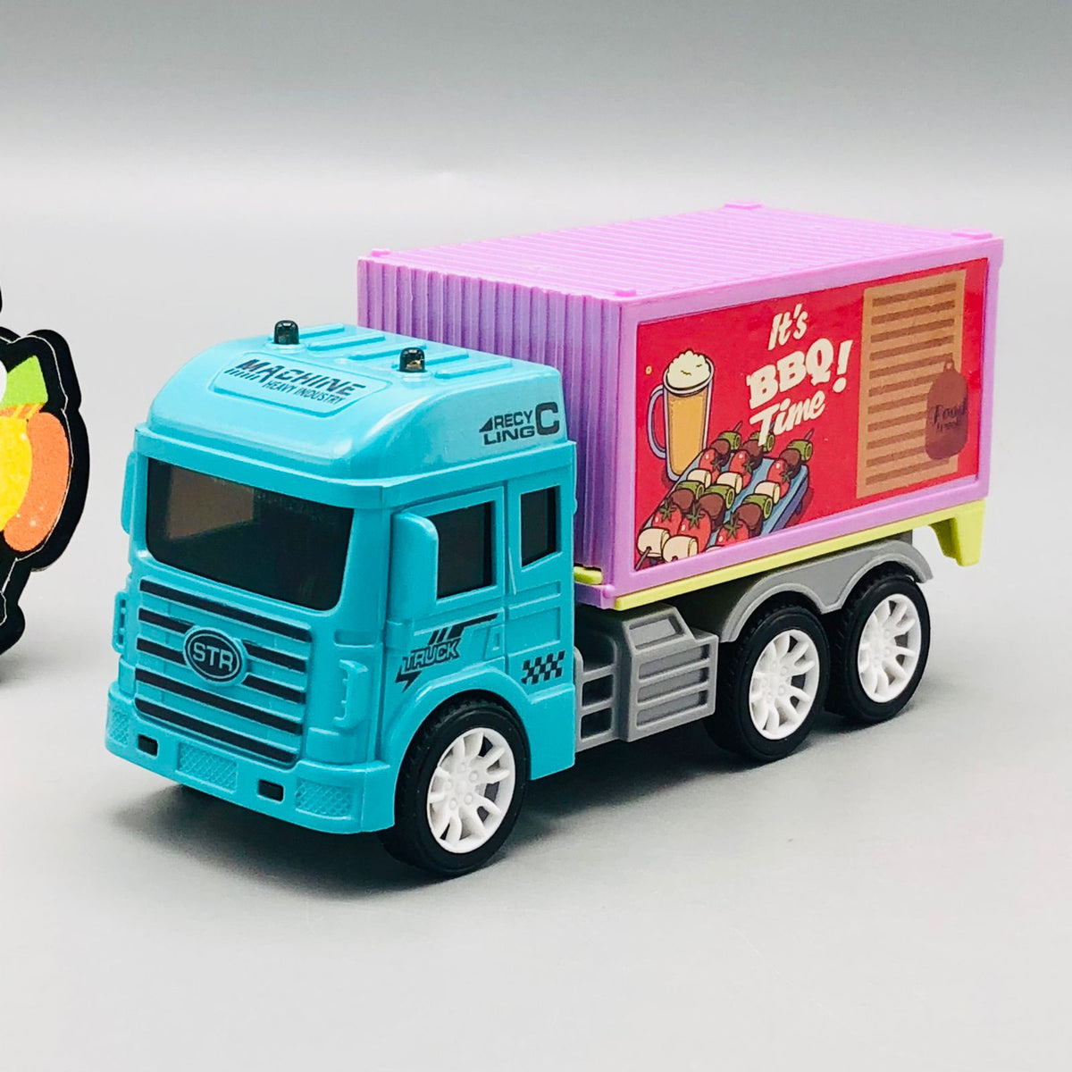 1Pc ABS Inertial Fun Dessert & Fast Food Selling Car Toy - Assortment