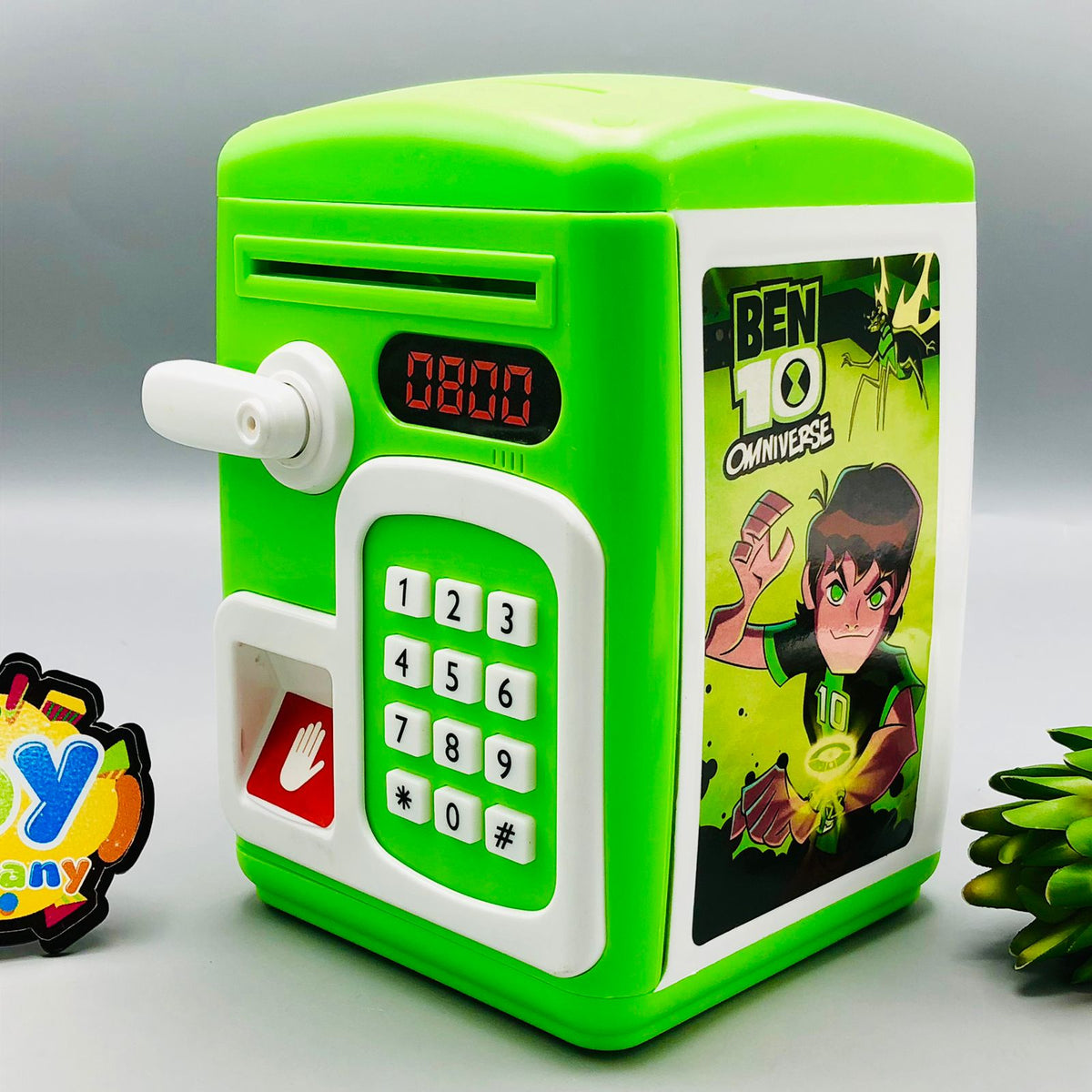 Ben 10 Fingerprint & Password Unlock Piggy Bank