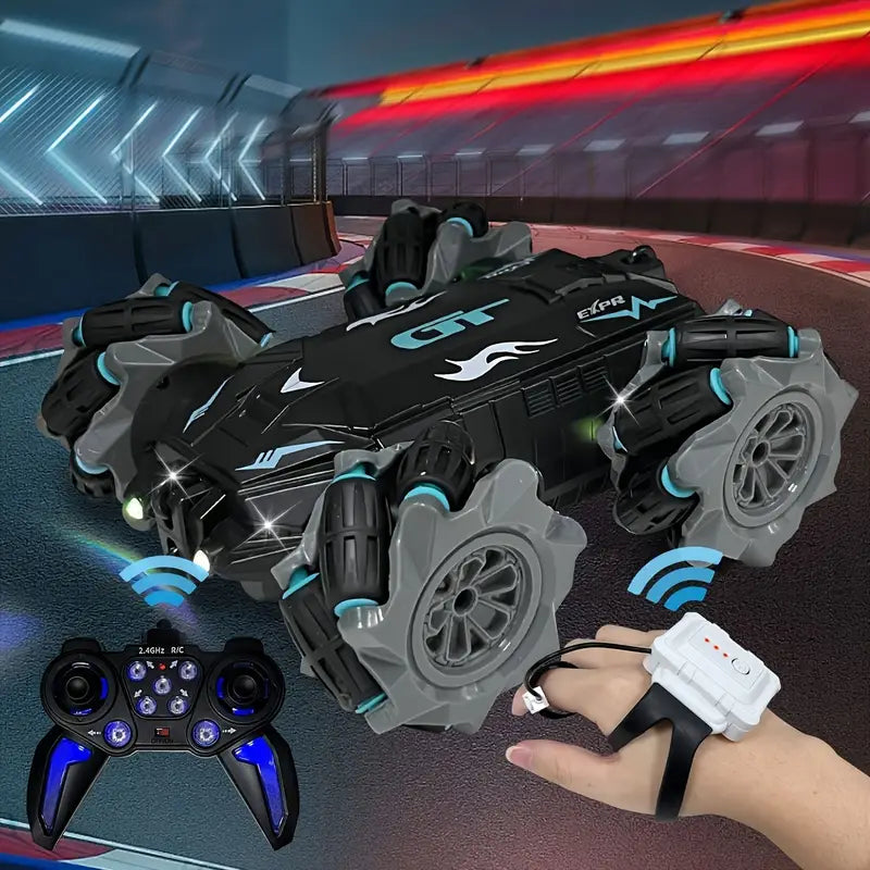 2.4GHz Remote & Watch Control Stunt Drift Car