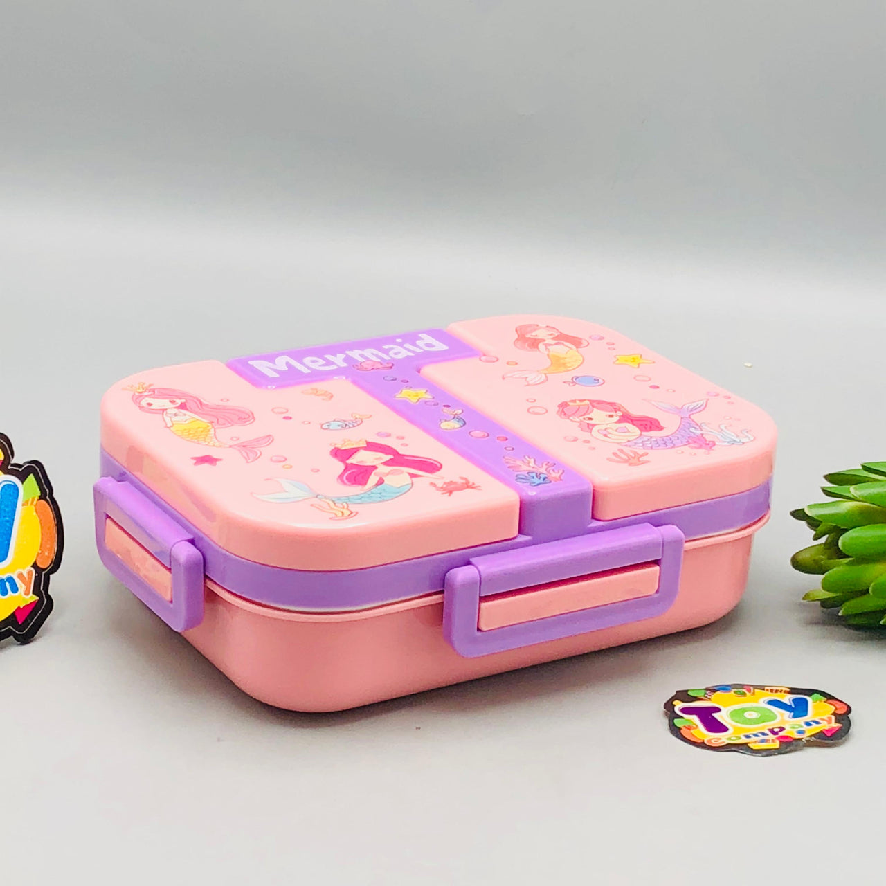 600ml Kids Mermaid Themed Stainless Steel Lunch Box