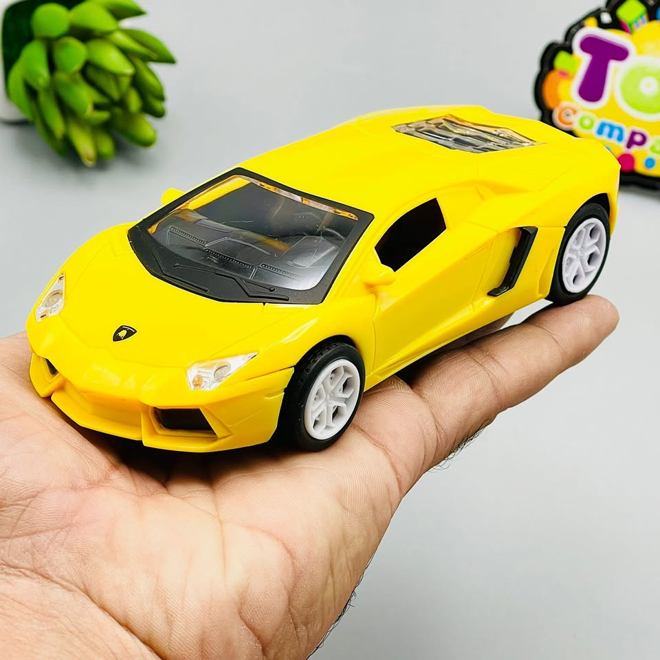 Friction Lamborghini Car with Lights & Music