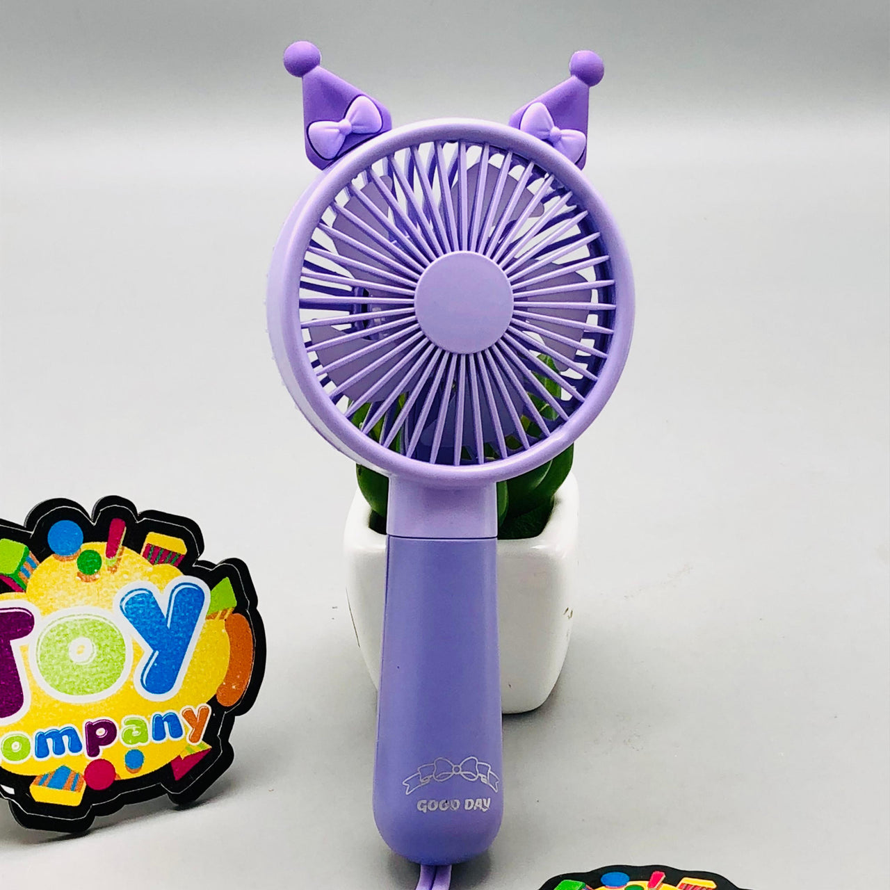 Kuromi Rechargeable Mini Handheld Fan With Strap