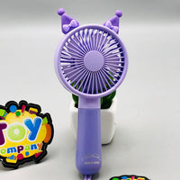 Kuromi Rechargeable Mini Handheld Fan With Strap