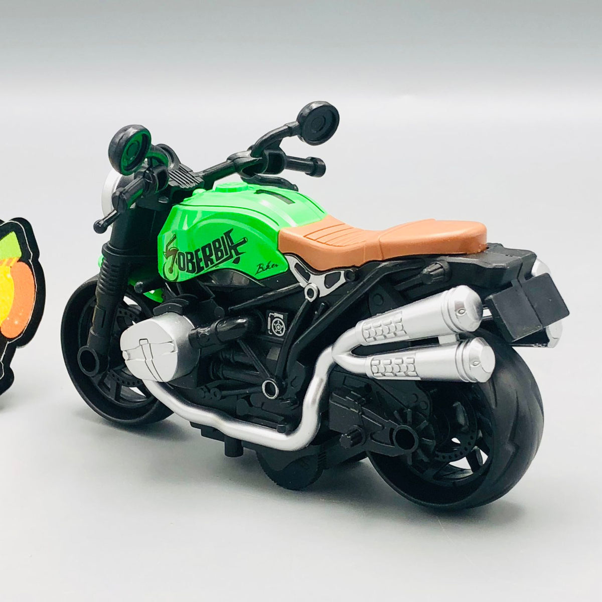 Mini ABS Inertial Retro Motorcycle Model - 1Pc
