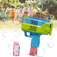 Battery Operated Kids Colorful Bubble Blaster Gun