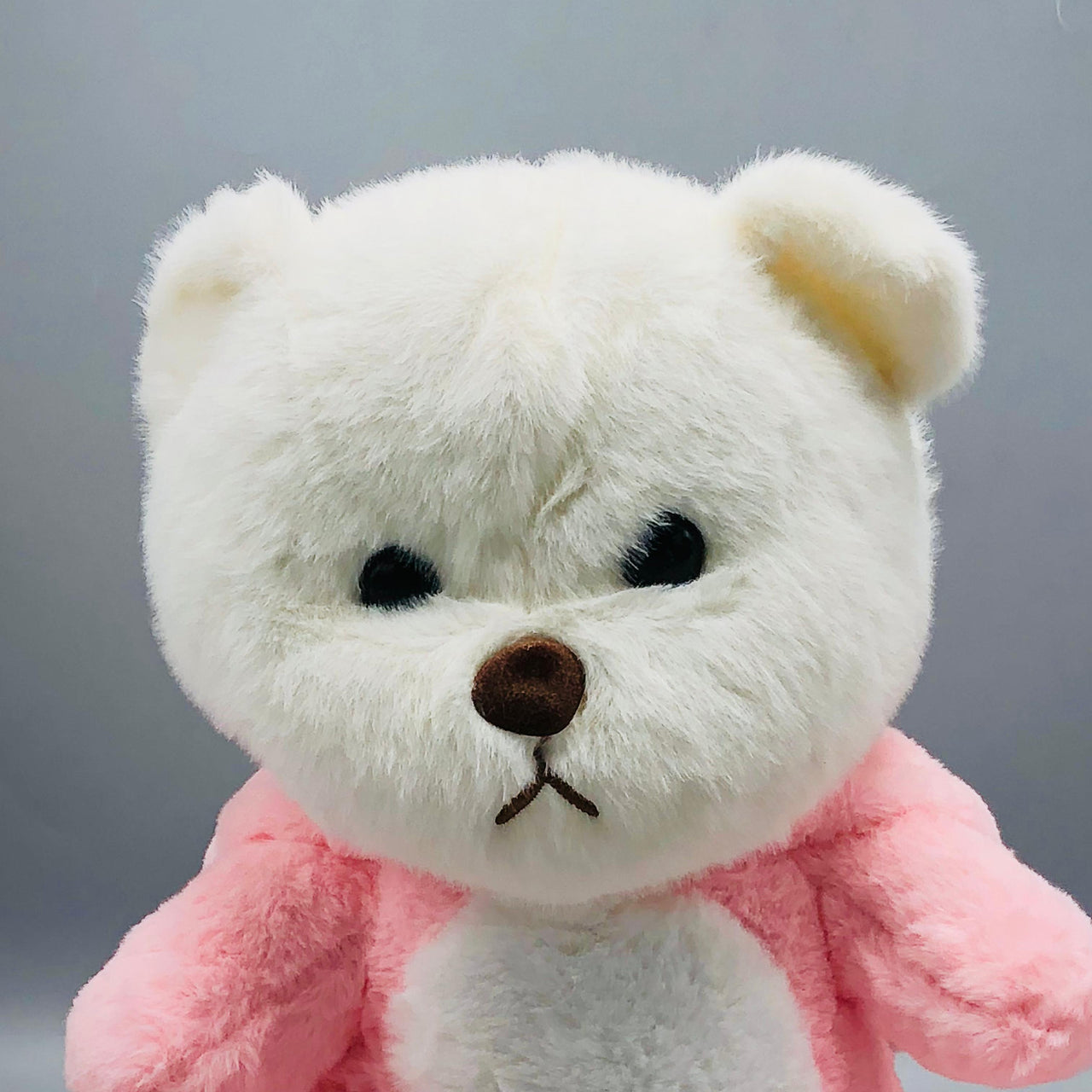 12* Inches Premium 2in1 Hoodie Bear Stuff Toy - Pink