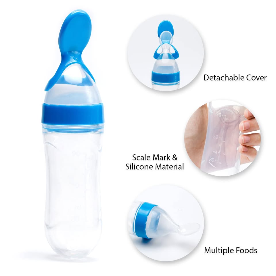 Silicon Newborn Baby Feeding Spoon