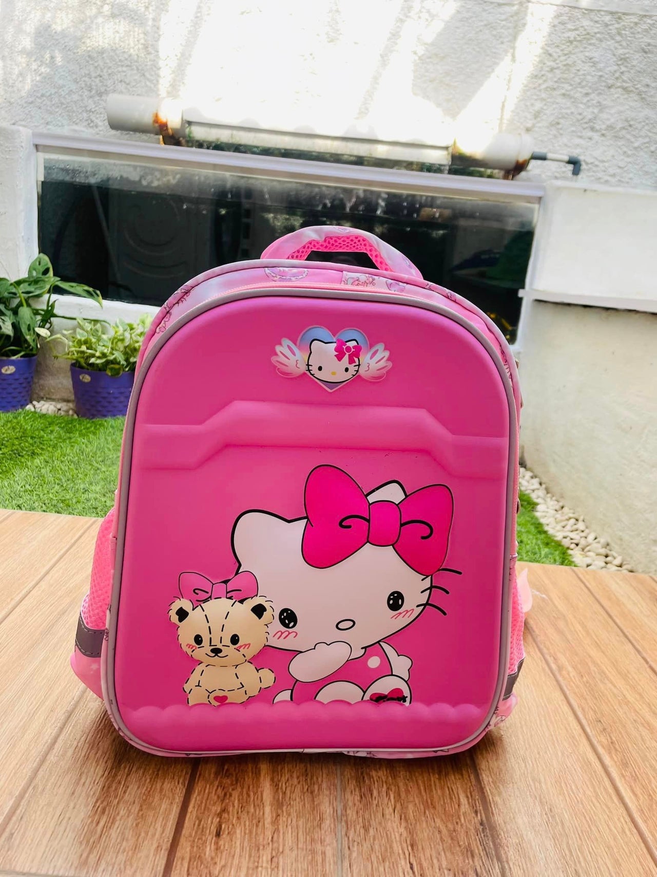 15* Inches Premium Hello Kitty Trolley School Bag